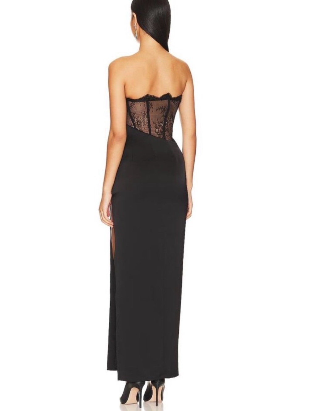 NBD Nalani Maxi Dress Lace Corset Strapless Formal Evening Gala Classy Prom Sz S - Picture 3 of 7